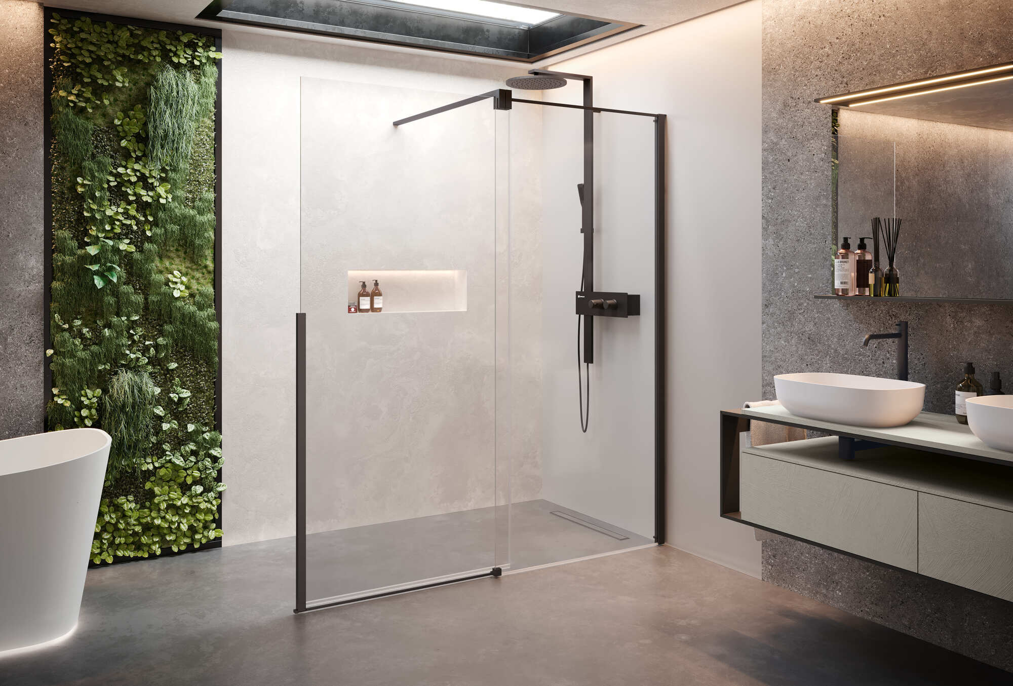 Walk-in shower: pros and cons explained by Novellini