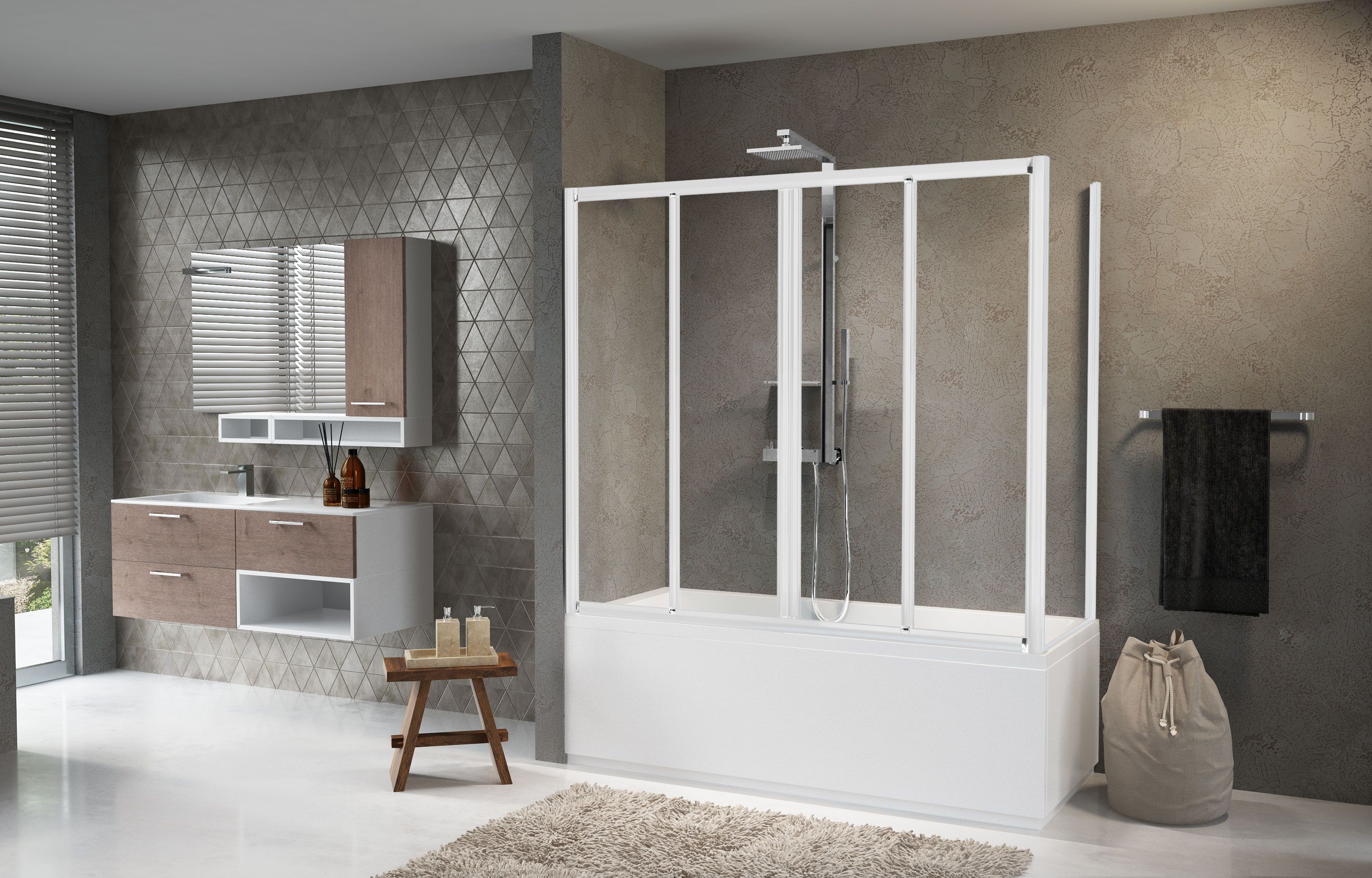 Bath screen - Aurora 2AV4+F