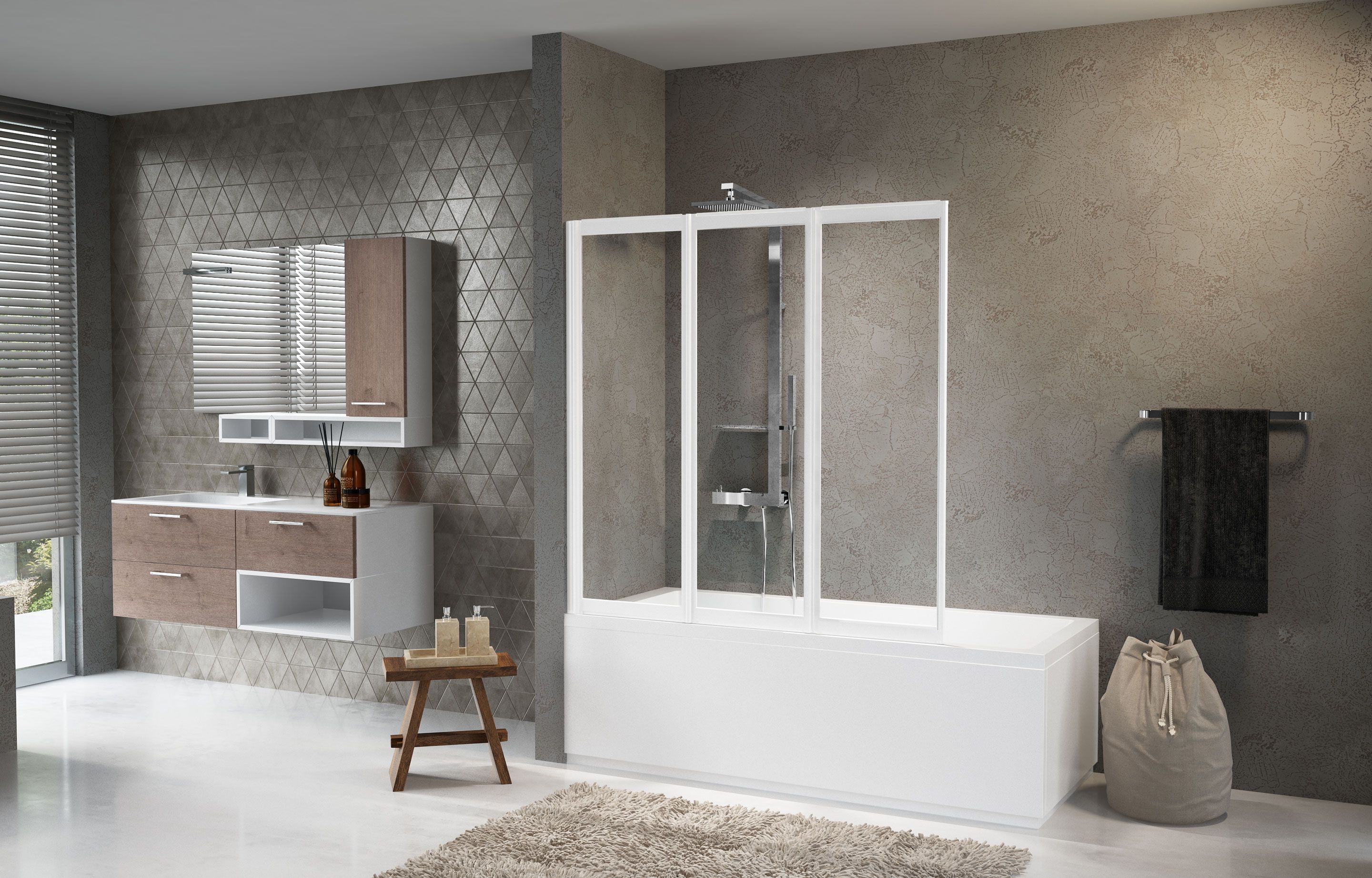 Bath screen - Aurora 9