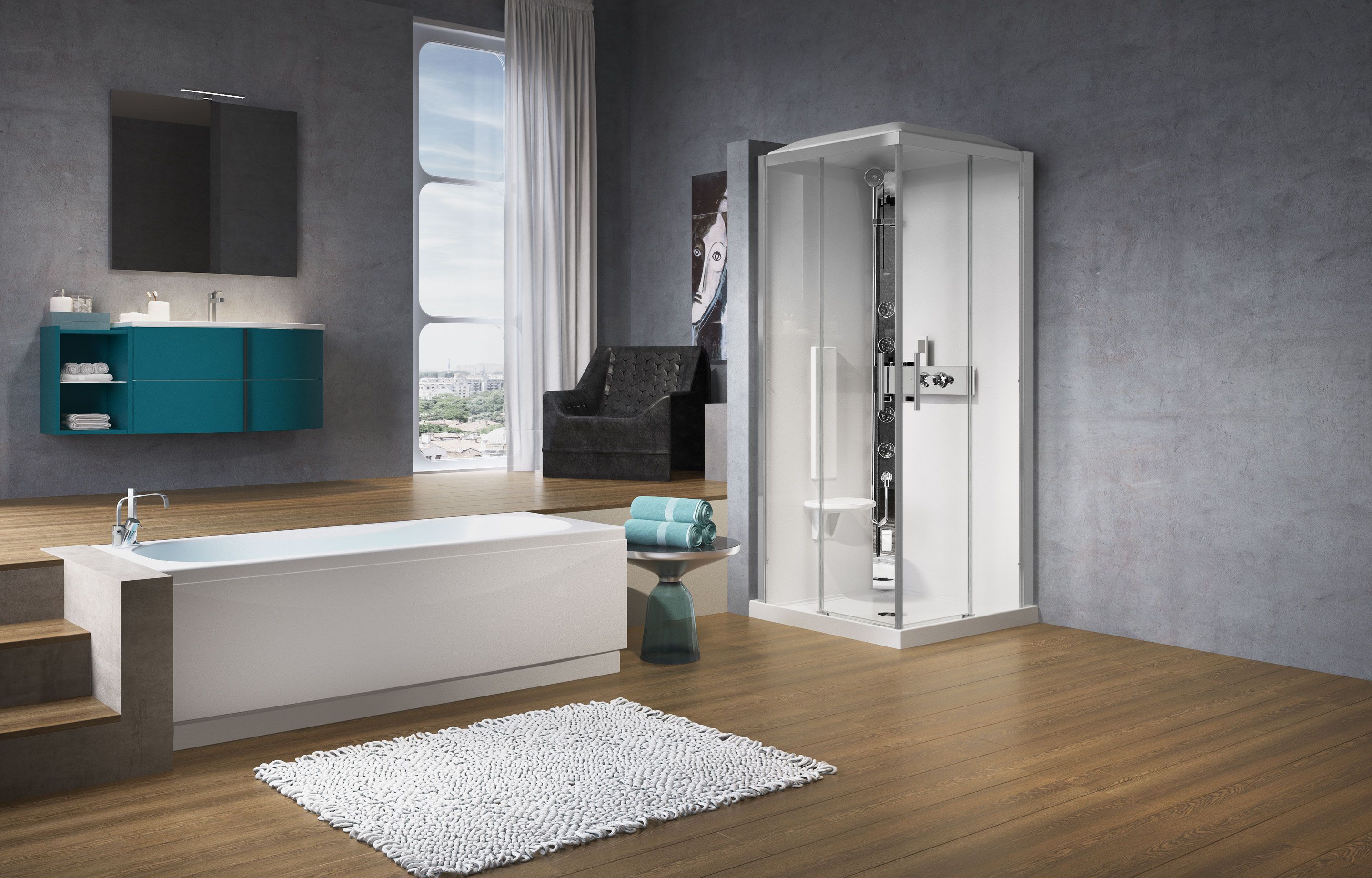 Cabines de douche - Glax A80