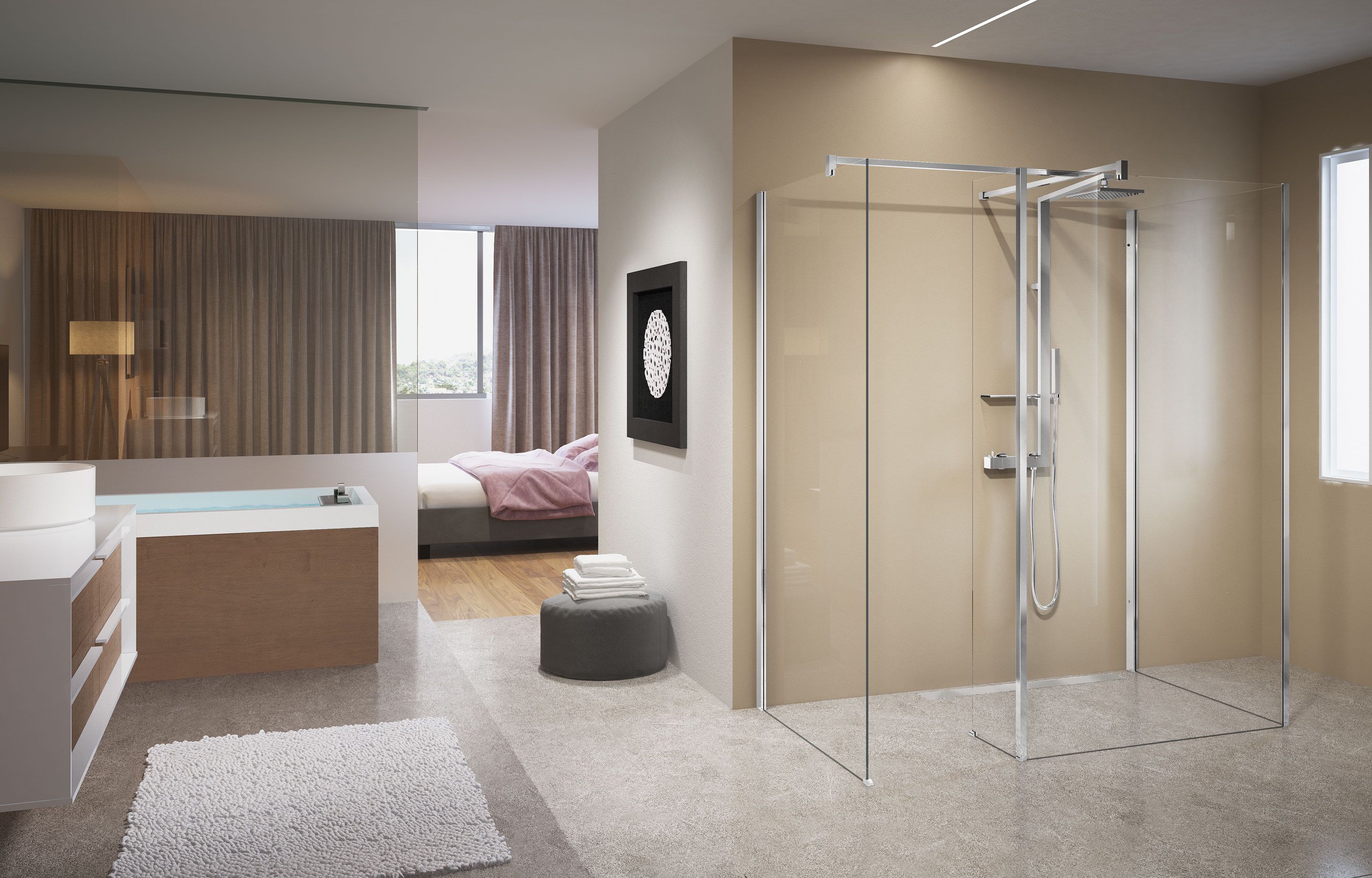 Shower spaces - Kuadra H10