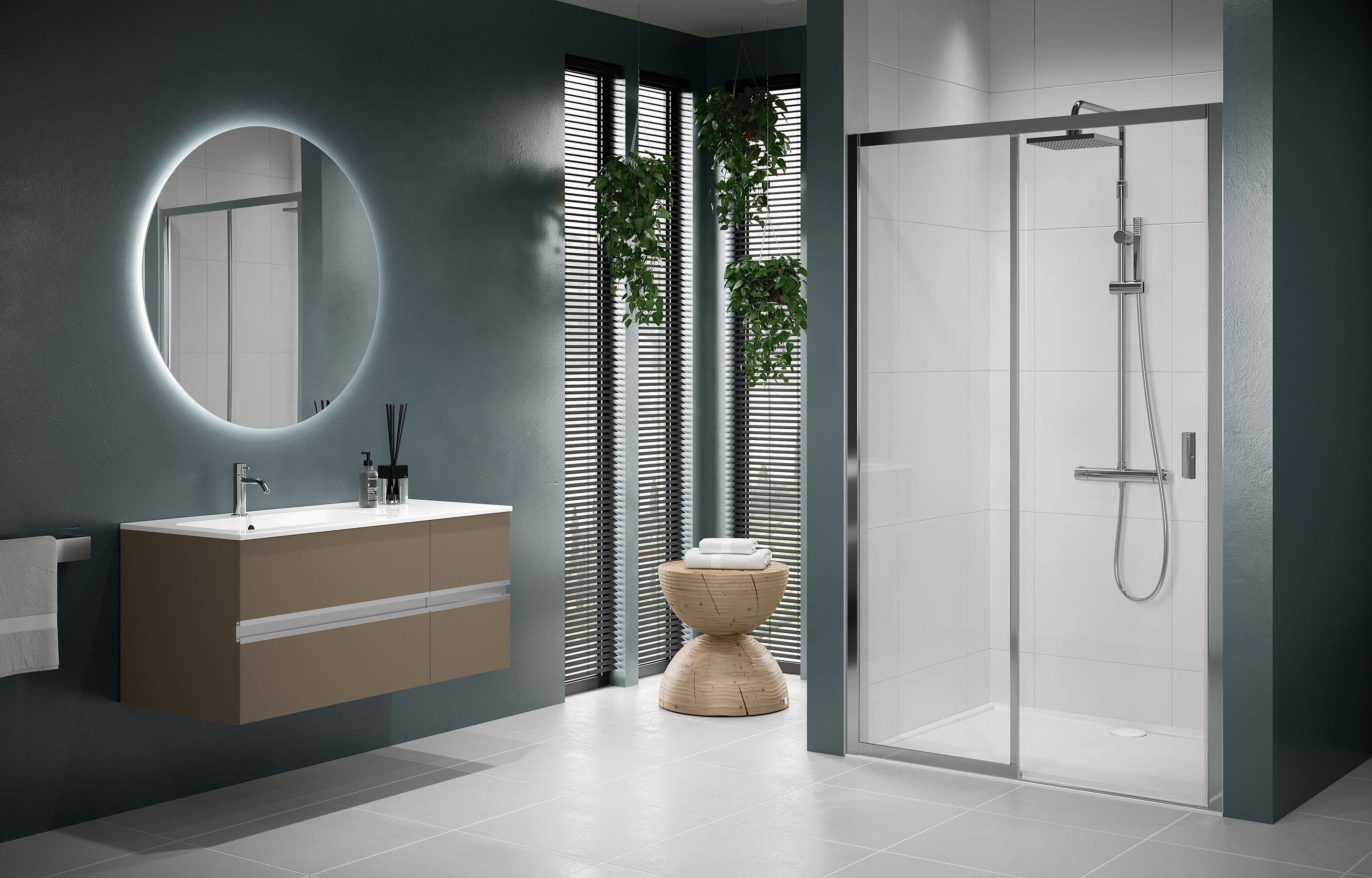 Parois de douche - Lunes 2.0 2PH+F