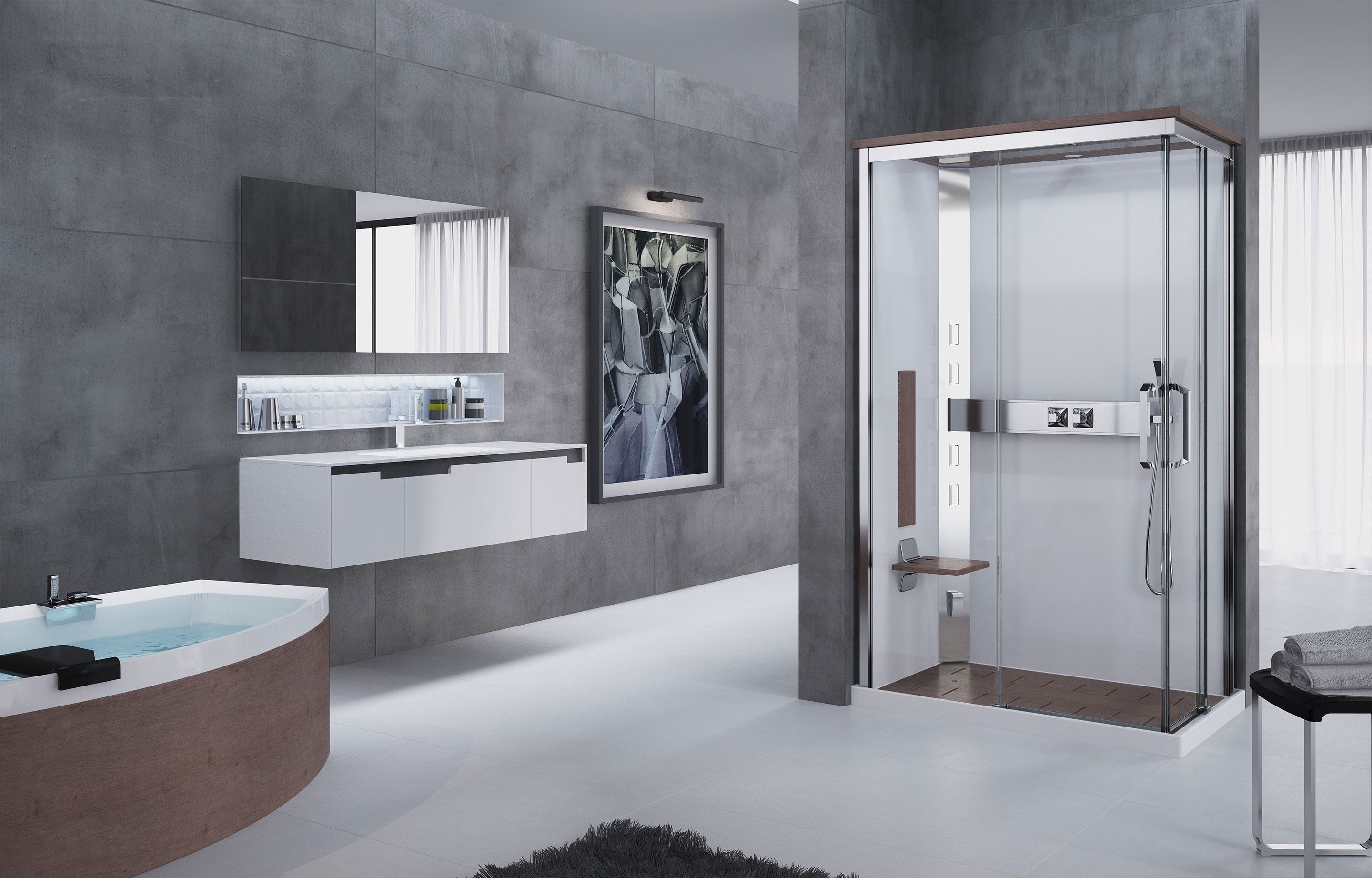 Shower cubicles - nexa100_plus