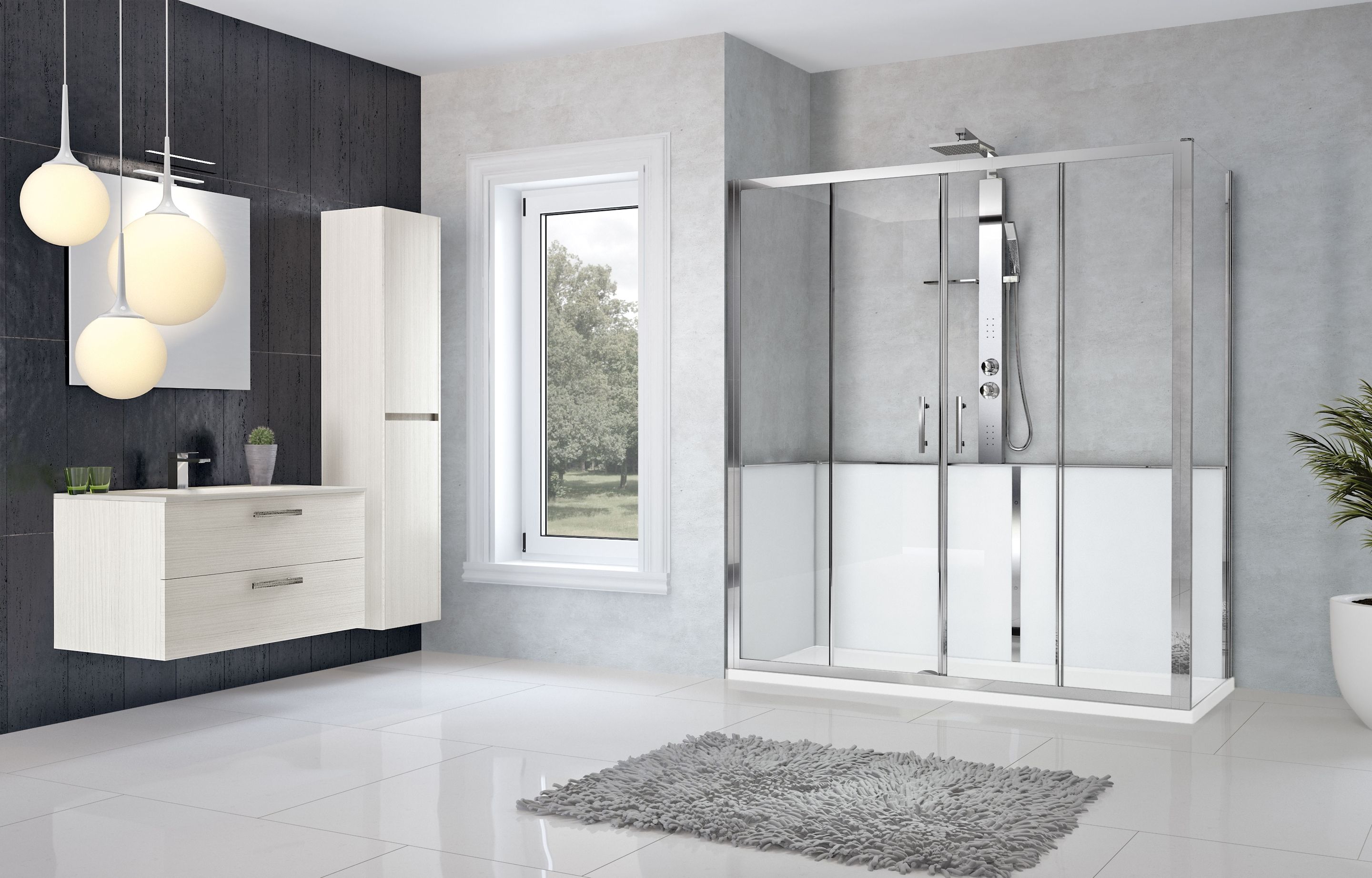 Cabines de douche - Revolution Zephyros 2A+F