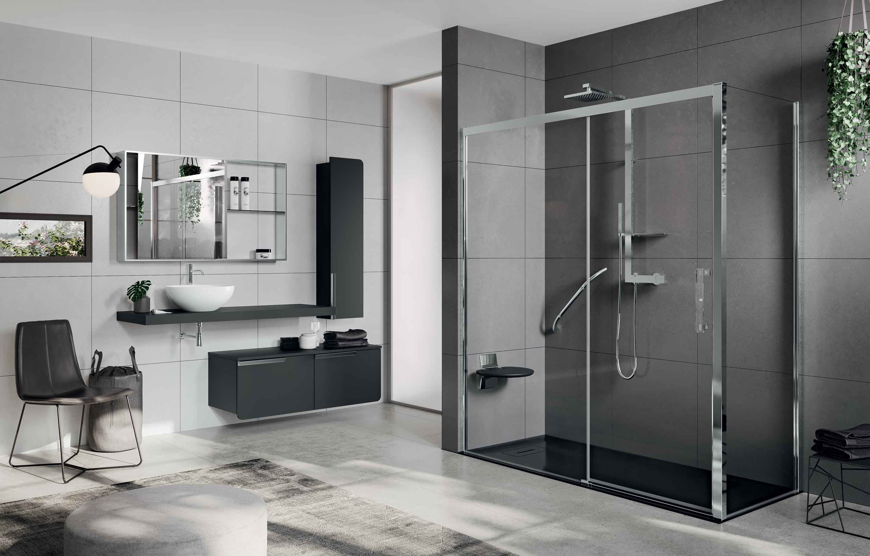 Shower enclosures - Rose Rosse 2P+F