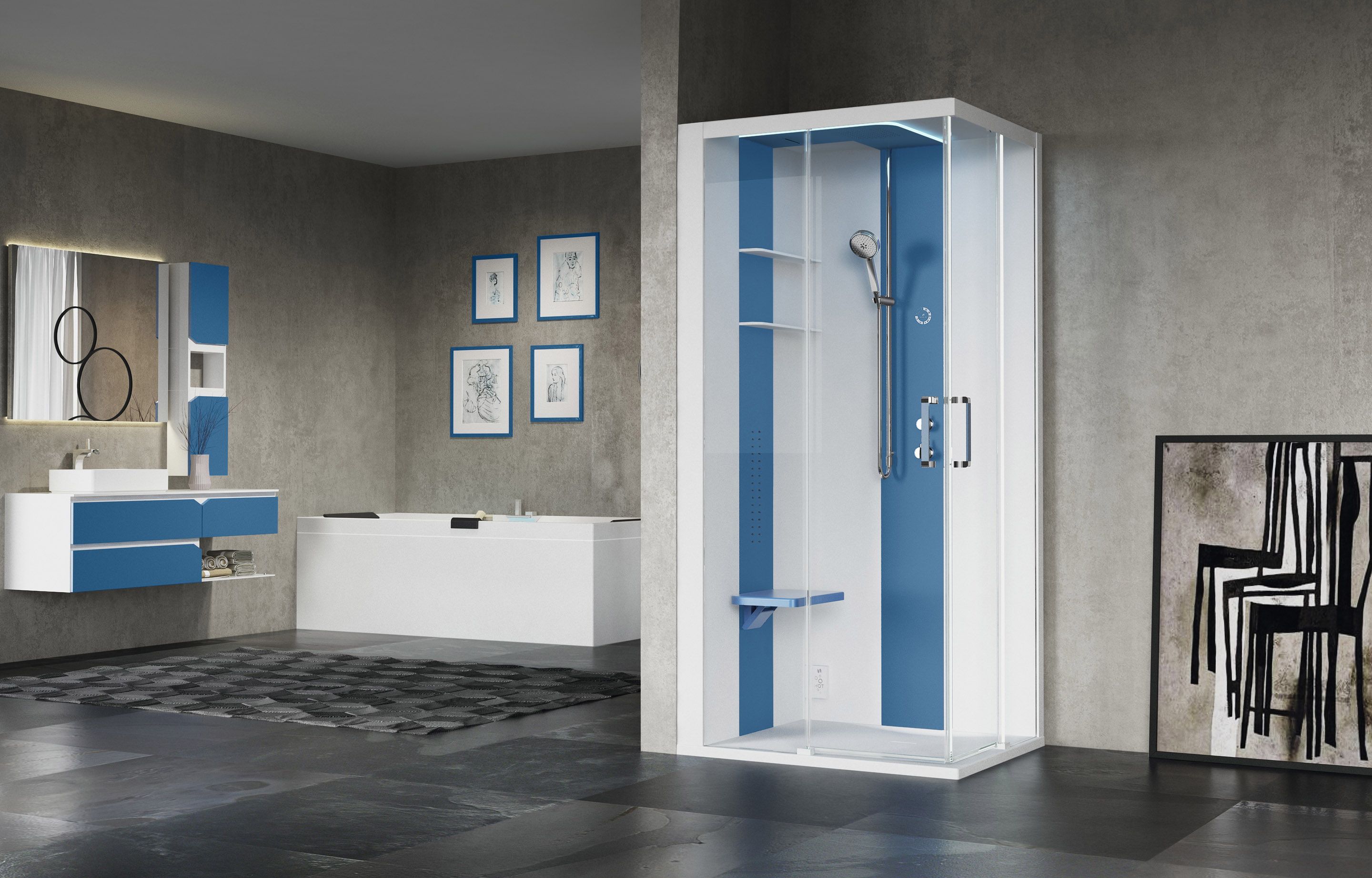 Cabines de douche - Skill A100X80
